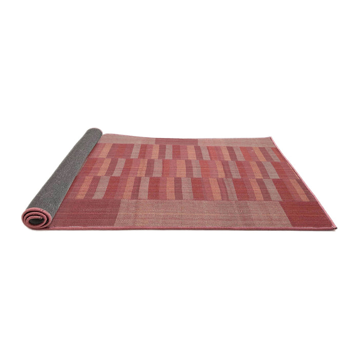 Thickness of Contemporary Red Modern Rug, con1269