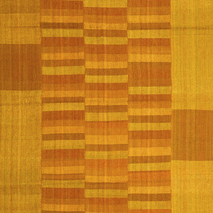 Machine Washable Abstract Yellow Contemporary Rug, wshcon1269yw