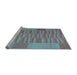 Sideview of Machine Washable Abstract Light Blue Contemporary Rug, wshcon1269lblu