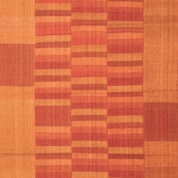 Serging Thickness of Machine Washable Abstract Orange Contemporary Area Rugs, wshcon1269org