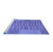 Sideview of Machine Washable Abstract Blue Contemporary Rug, wshcon1269blu