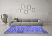 Machine Washable Abstract Blue Contemporary Rug in a Living Room, wshcon1269blu