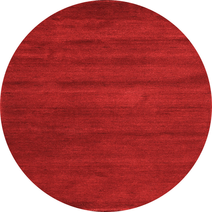 Square Abstract Orange Contemporary Rug, con126org
