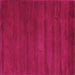 Square Abstract Pink Contemporary Rug, con126pnk