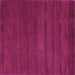 Square Abstract Purple Contemporary Rug, con126pur