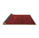 Sideview of Abstract Brown Contemporary Rug, con126brn