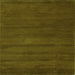 Serging Thickness of Abstract Green Contemporary Rug, con126grn