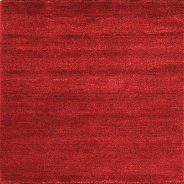 Round Machine Washable Abstract Orange Contemporary Area Rugs, wshcon126org