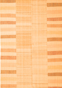 Abstract Orange Contemporary Rug, con1270org