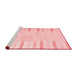 Contemporary Red Washable Rugs