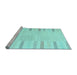 Sideview of Machine Washable Abstract Light Blue Contemporary Rug, wshcon1270lblu