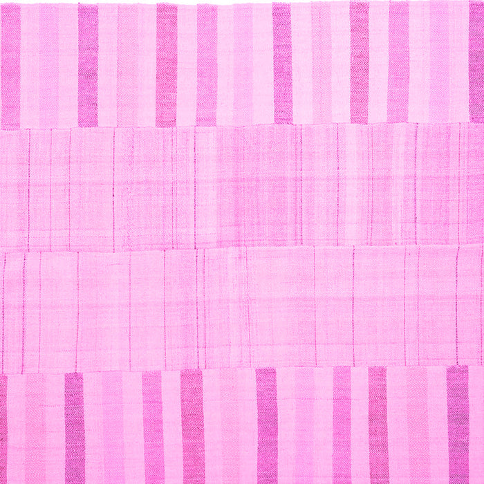 Square Abstract Pink Contemporary Rug, con1270pnk