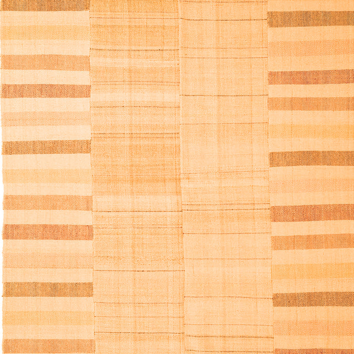 Serging Thickness of Abstract Orange Contemporary Rug, con1270org