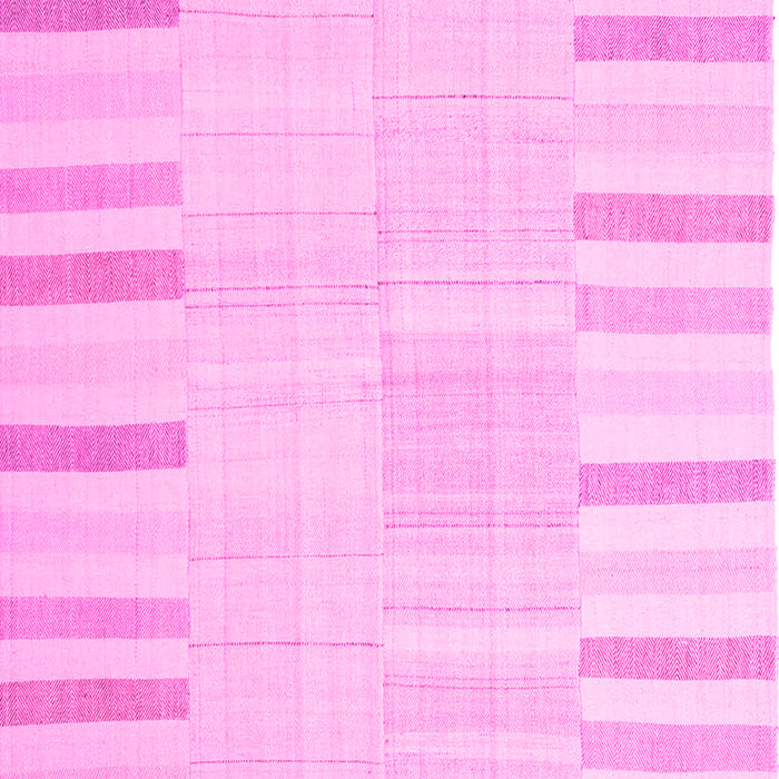 Machine Washable Abstract Pink Contemporary Rug, wshcon1270pnk