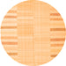 Machine Washable Abstract Orange Contemporary Area Rugs, wshcon1270org