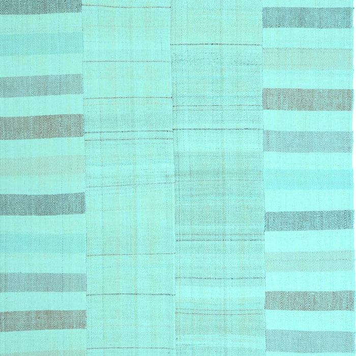 Abstract Light Blue Contemporary Rug, con1270lblu