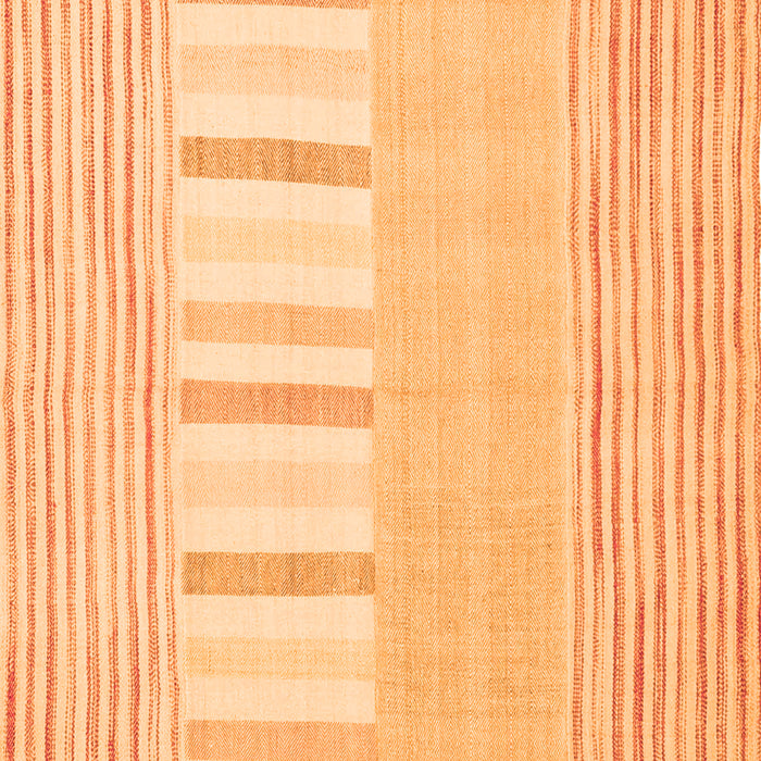 Serging Thickness of Machine Washable Abstract Orange Contemporary Area Rugs, wshcon1271org