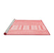 Contemporary Red Washable Rugs