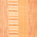 Serging Thickness of Abstract Orange Contemporary Rug, con1271org