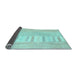 Sideview of Abstract Light Blue Contemporary Rug, con1271lblu