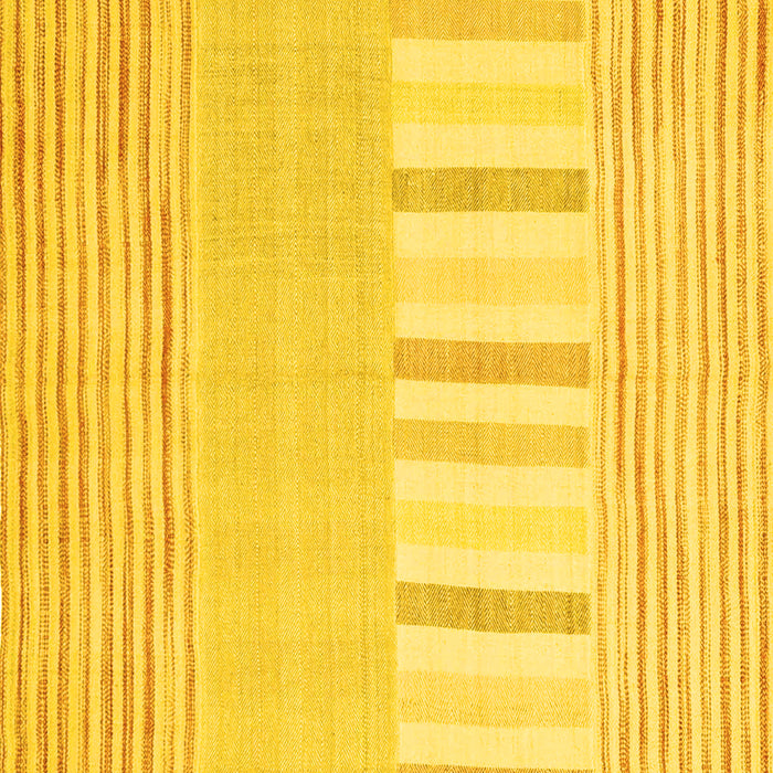 Machine Washable Abstract Yellow Contemporary Rug, wshcon1271yw