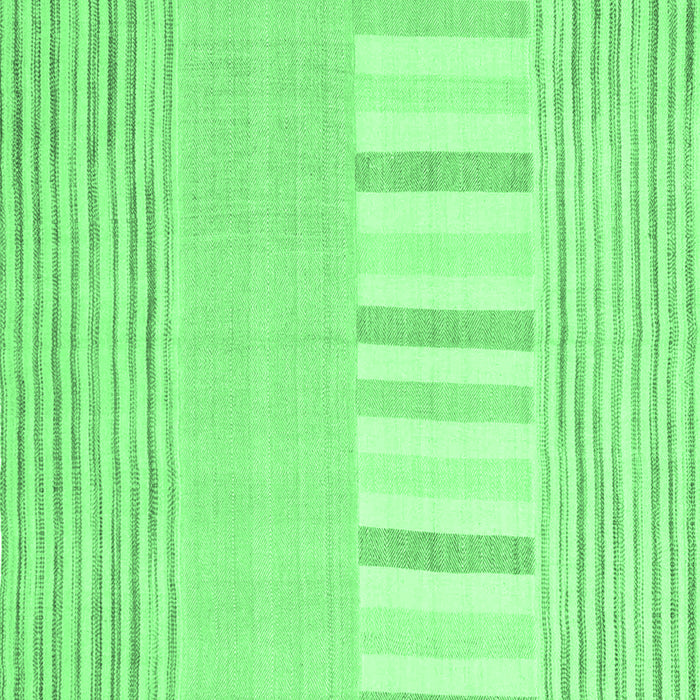 Machine Washable Abstract Emerald Green Contemporary Area Rugs, wshcon1271emgrn