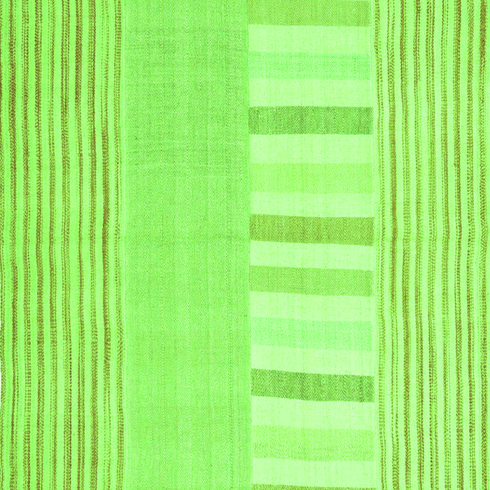 Serging Thickness of Machine Washable Abstract Green Contemporary Area Rugs, wshcon1271grn