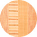 Machine Washable Abstract Orange Contemporary Area Rugs, wshcon1271org