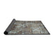 Thickness of Contemporary Gunmetal Gray Modern Rug, con1272