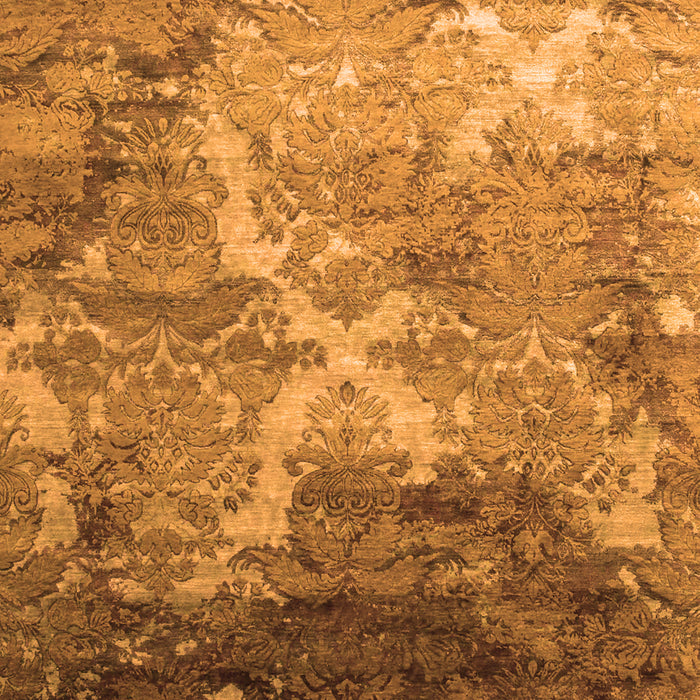 Abstract Orange Contemporary Rug, con1272org