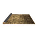 Sideview of Abstract Brown Contemporary Rug, con1272brn