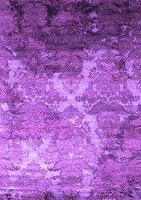 Abstract Purple Contemporary Rug, con1272pur