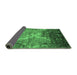 Sideview of Abstract Emerald Green Contemporary Rug, con1272emgrn