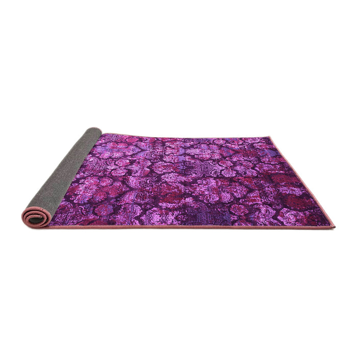 Sideview of Abstract Pink Contemporary Rug, con1273pnk