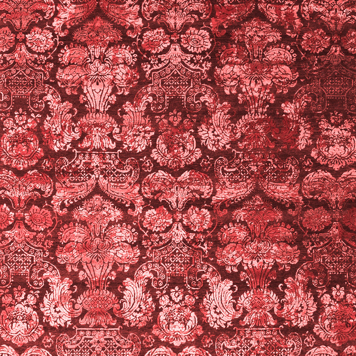 Abstract Red Contemporary Area Rugs