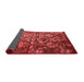 Abstract Red Contemporary Area Rugs