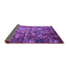 Sideview of Abstract Purple Contemporary Rug, con1273pur