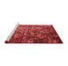 Contemporary Red Washable Rugs