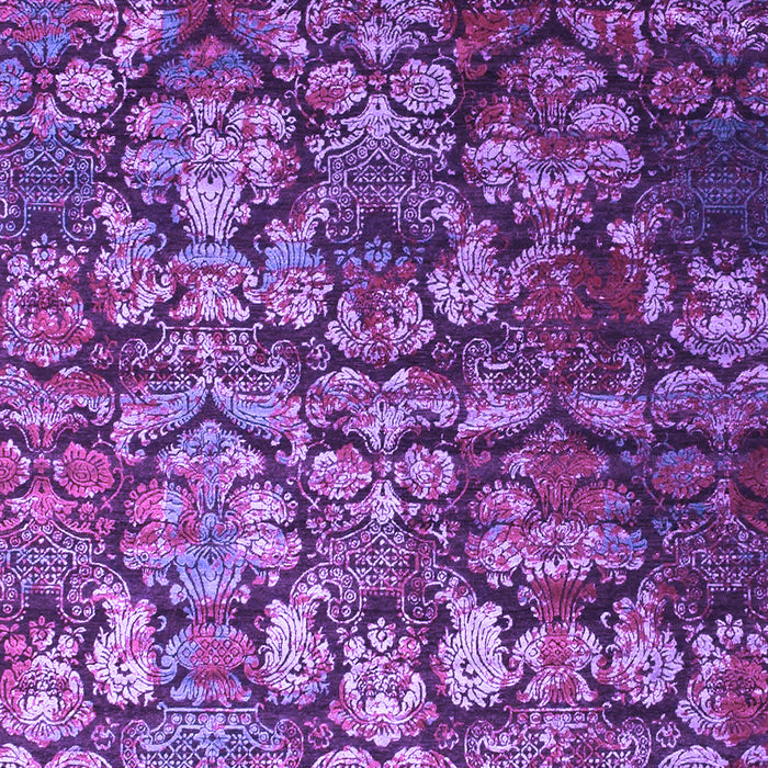 Abstract Purple Contemporary Rug, con1273pur