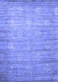 Abstract Blue Contemporary Rug, con1274blu