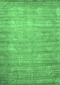 Abstract Emerald Green Contemporary Rug, con1274emgrn