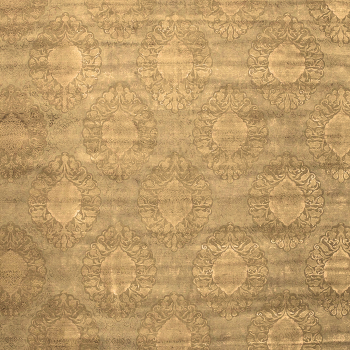 Machine Washable Abstract Brown Contemporary Rug, wshcon1274brn