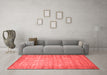 Contemporary Red Washable Rugs