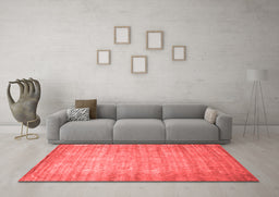 Contemporary Red Washable Rugs