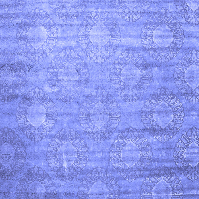 Abstract Blue Contemporary Rug, con1274blu
