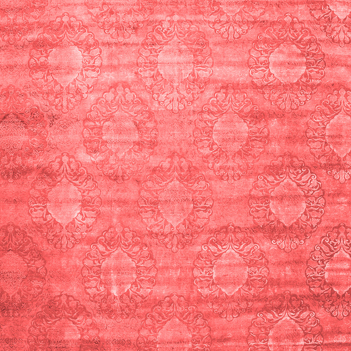 Machine Washable Abstract Red Contemporary Rug, wshcon1274red