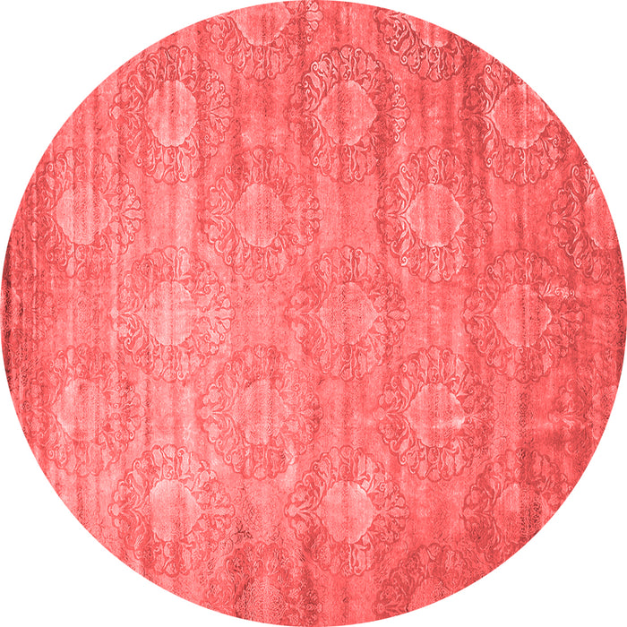 Machine Washable Abstract Red Contemporary Rug, wshcon1274red