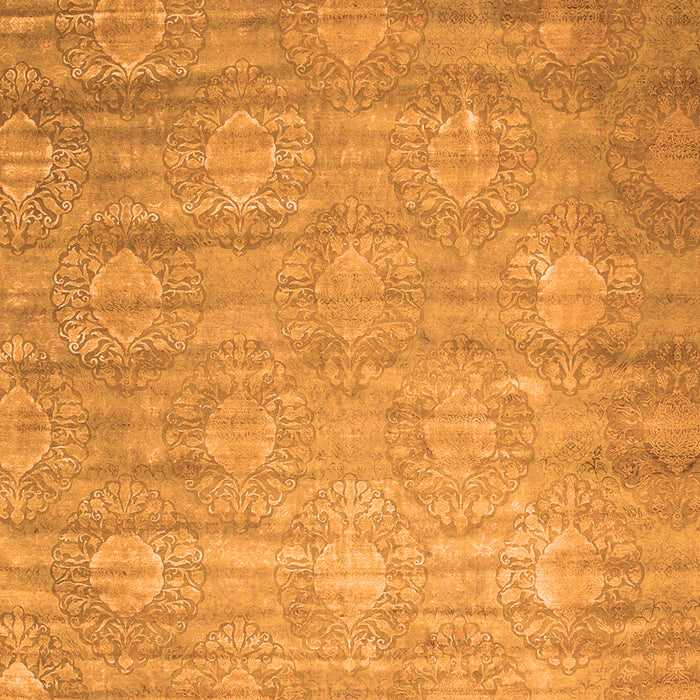 Abstract Orange Contemporary Rug, con1274org