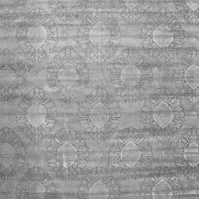 Abstract Gray Contemporary Rug, con1274gry