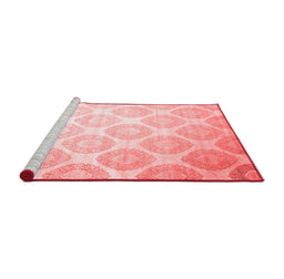 Contemporary Red Washable Rugs